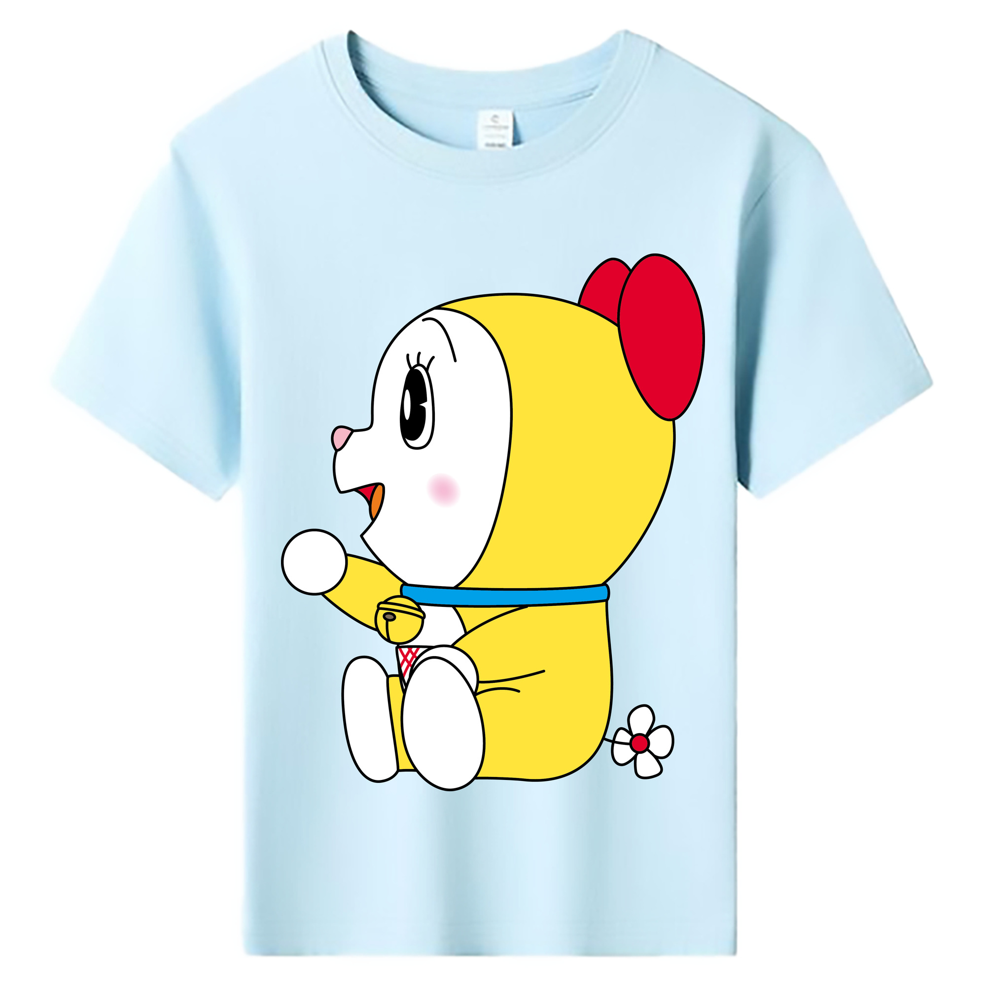 （画像用） ドラえもん ドラミ Doraemon Dorami 綿100％キッズTシャツ（フロントプリント）